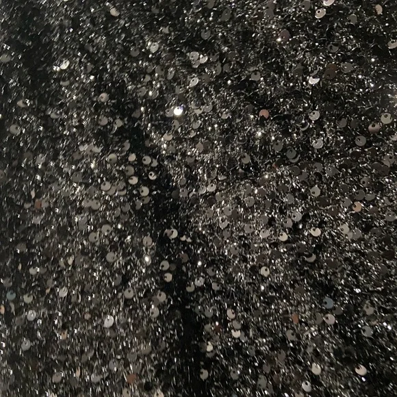 MISSORD OPEN BACK SPLIT THIGH SEQUINS PROM DRESS /  SIZE:  M / COLOR: BLACK - Picture 3 of 10